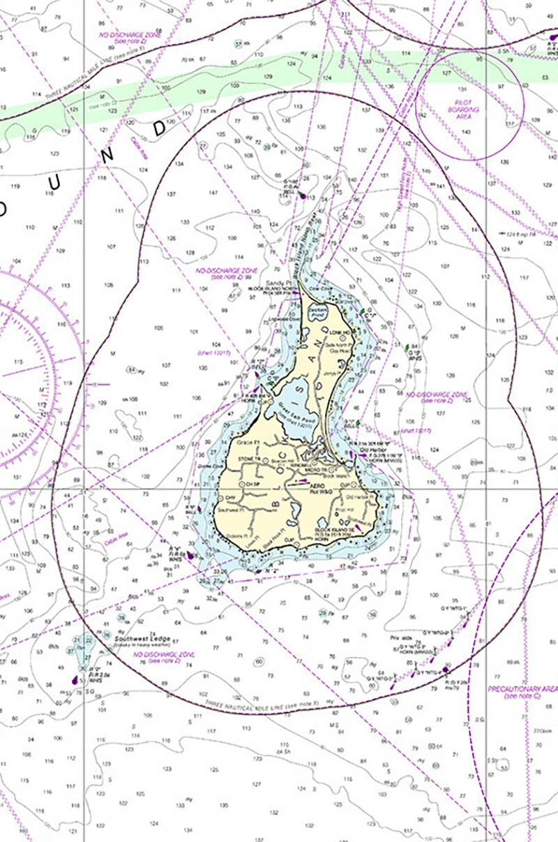 Block Island three mile limit
