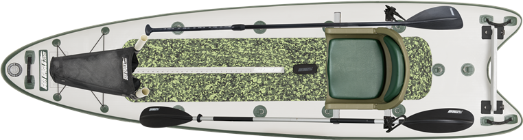 Sea Eagle inflatable fishing paddleboard