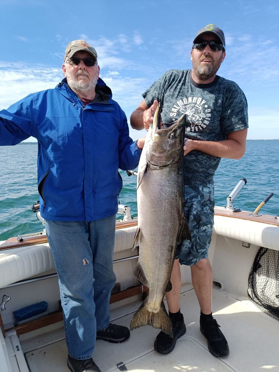 Joe Clark and Capt. Joe Oakes