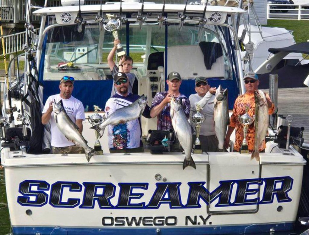 The Screamer team won the Professional Division of the 40th Annual Skip Hartman Memorial Pro-Am Tournament last weekend out of Wilson and Olcott.