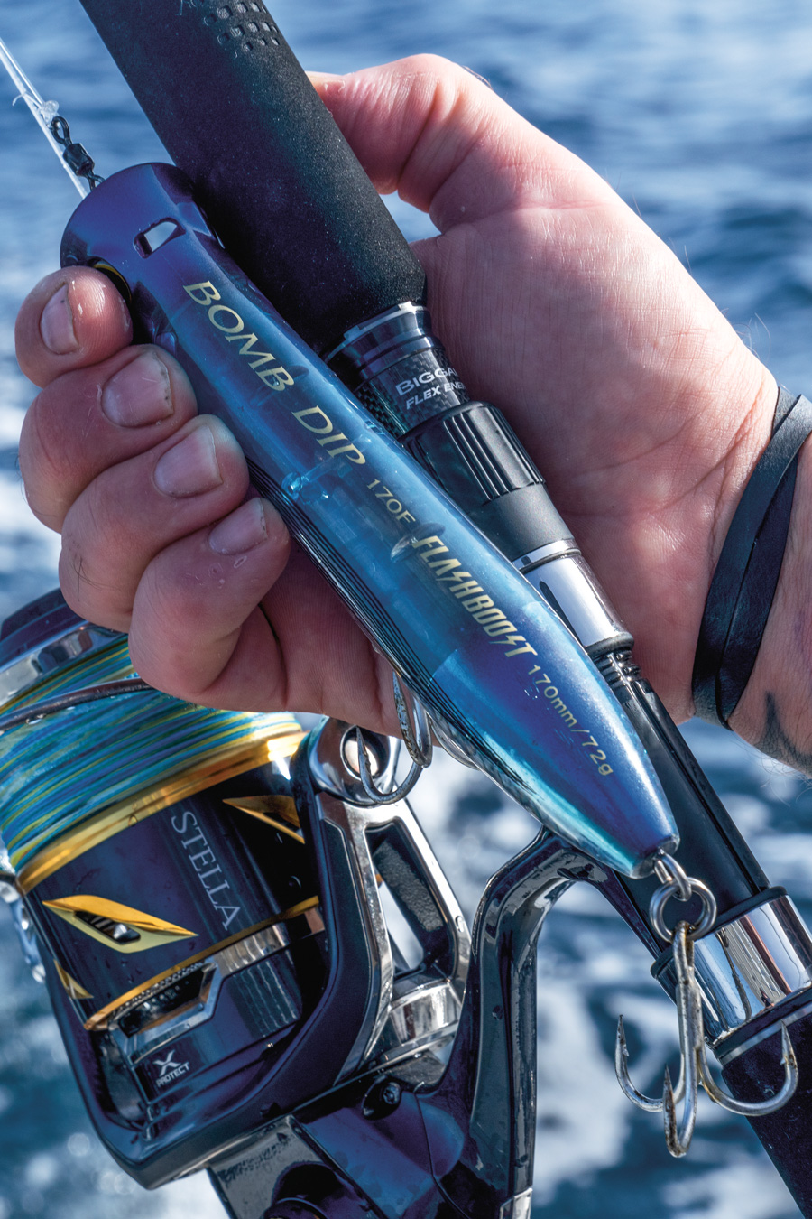 Bomb Dip popper - popping for tuna