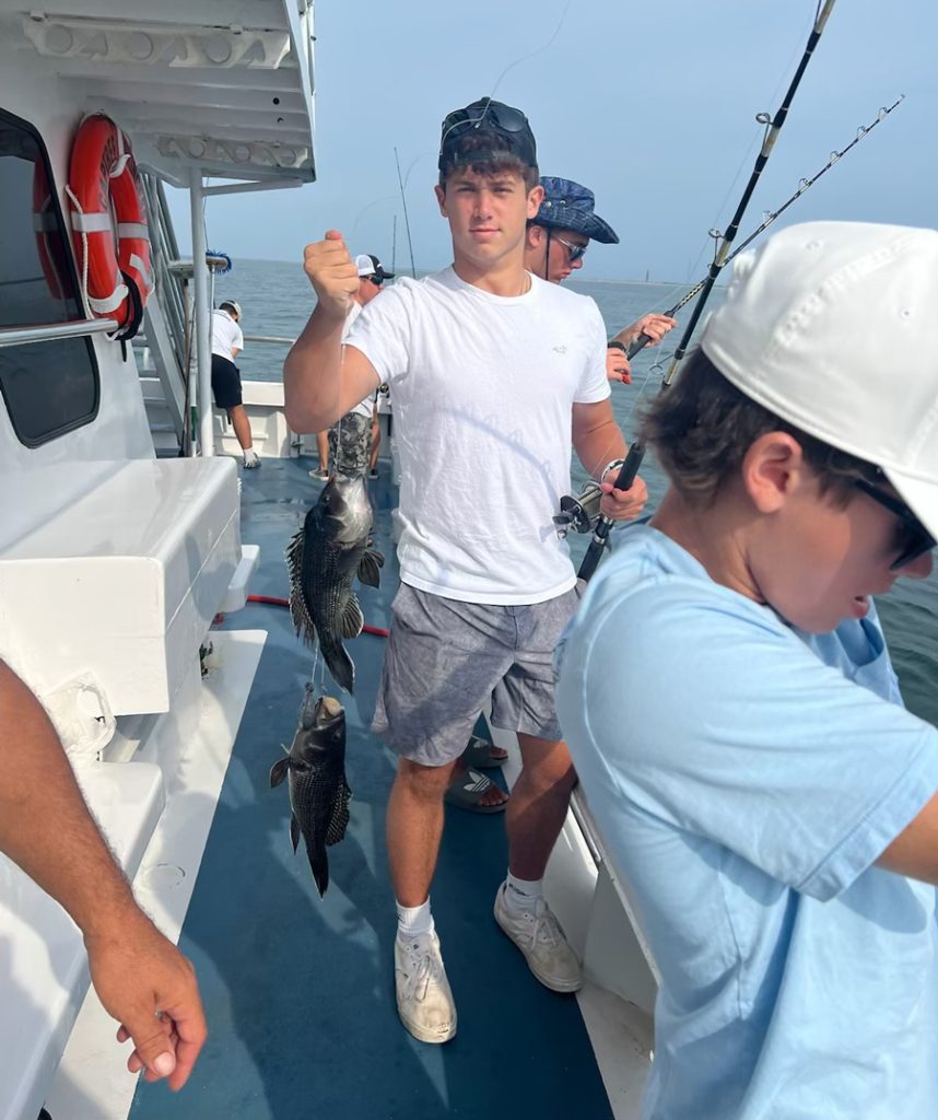 Jack-Bello with sea bass double