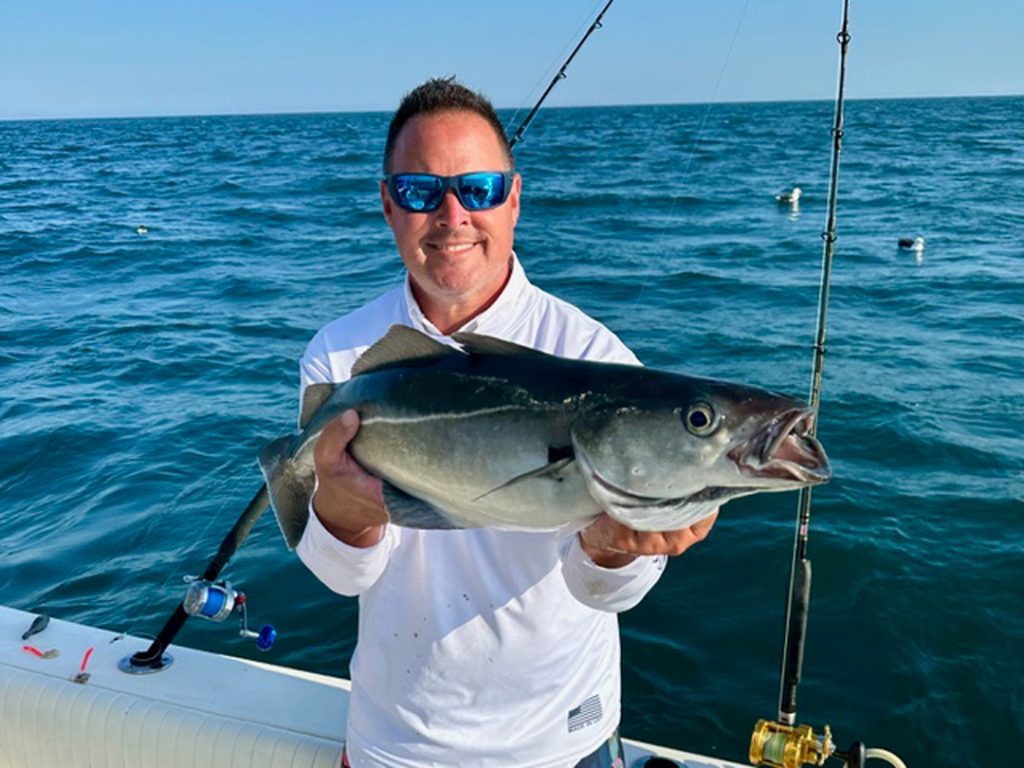 James Boss with pollock