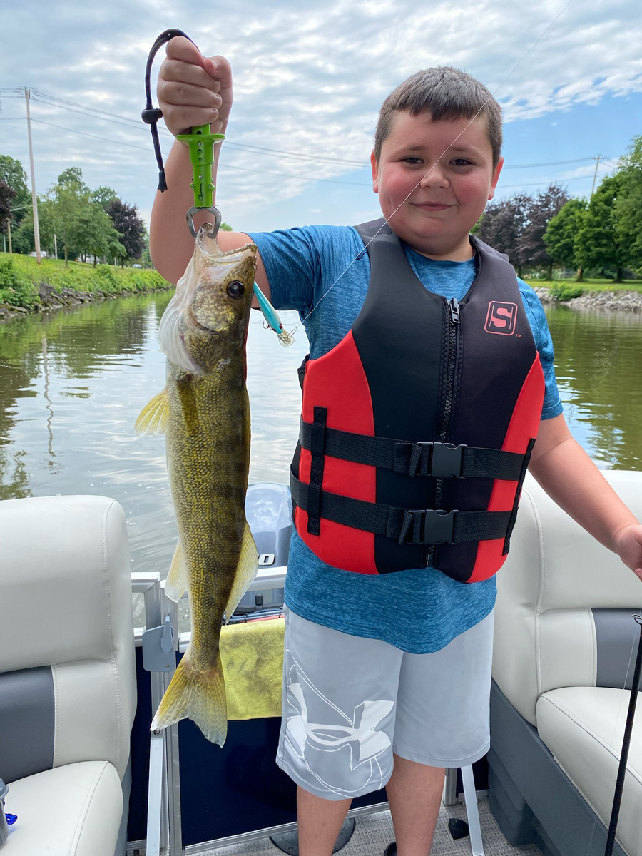 Parker Costello walleye