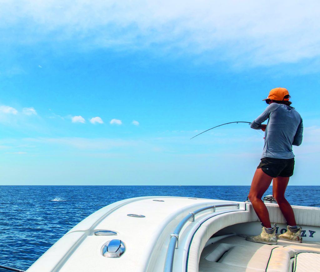 fly fishing for mahi-mahi