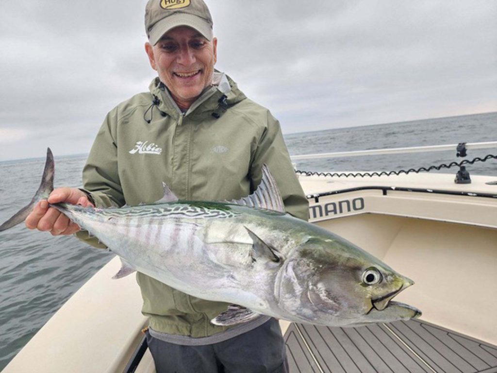 Eric Harrison with false albacore