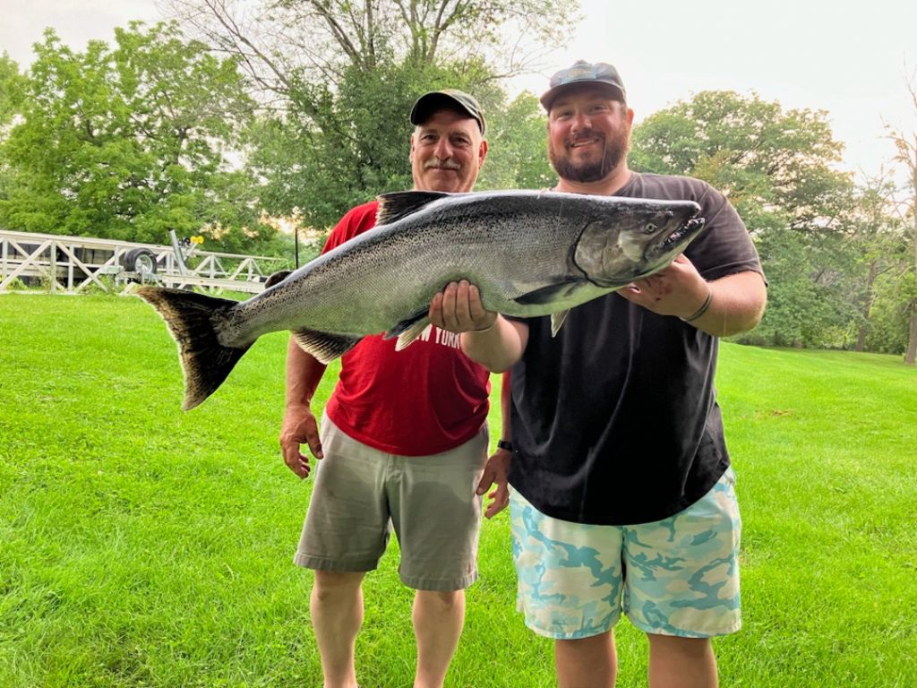 The Rollos with king salmon