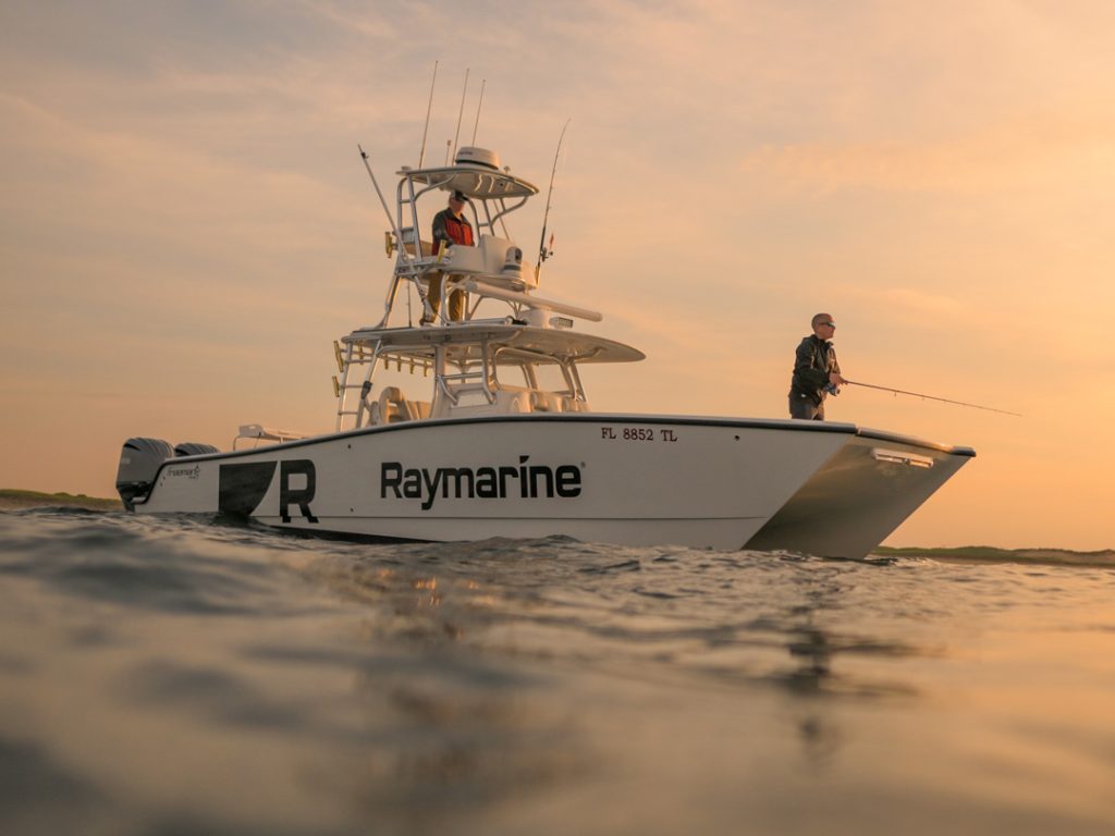 Raymarine boat fishing