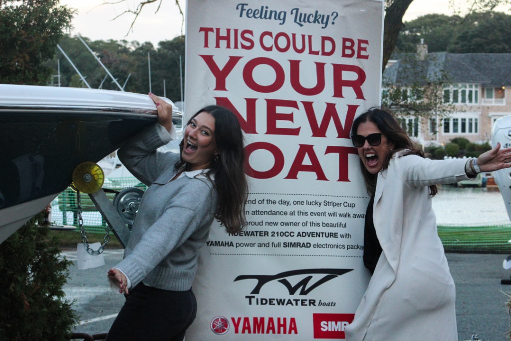 Tidewater 210 CC Adventure winner Catherine Theodore and daughter Julia