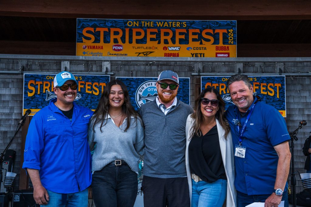 Tidewater winners on stage