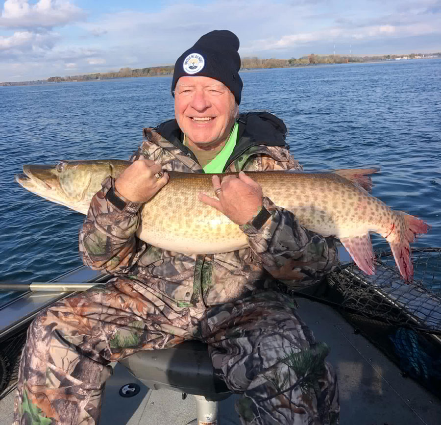 Doug Russel with musky