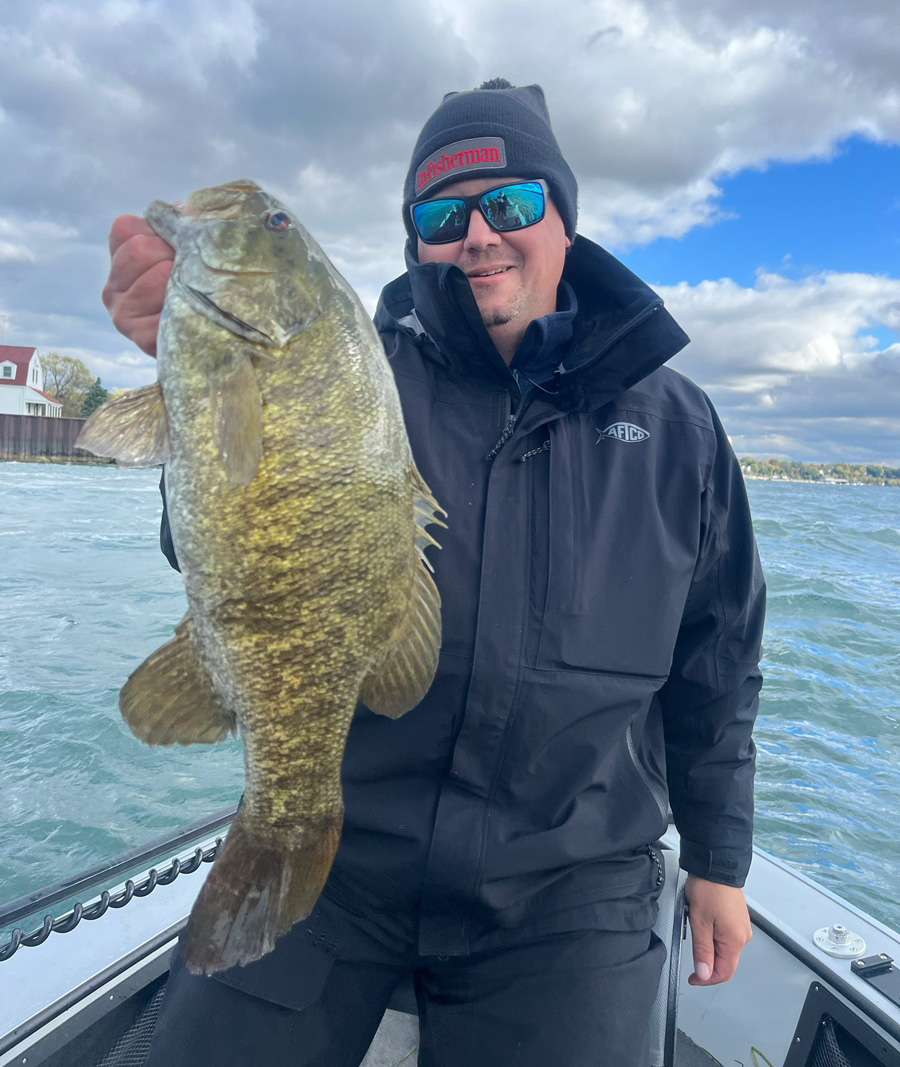 Todd Ceisner with smallmouth bass