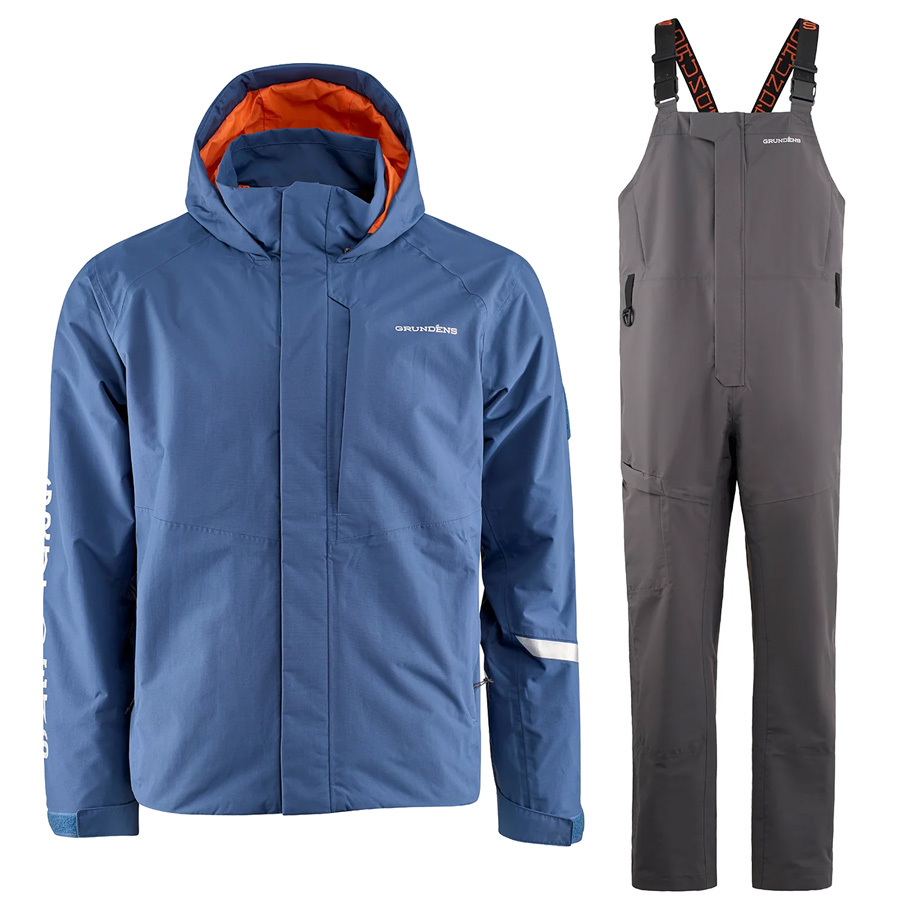 Grund&eacute;ns Transmit X Jacket and Bibs - gifts for striped bass fishermen