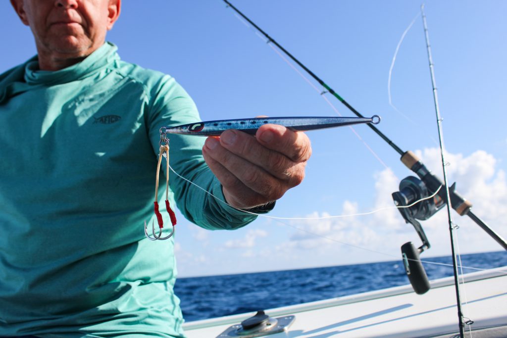 slow-pitch jigging with Shimano Shimmerfall