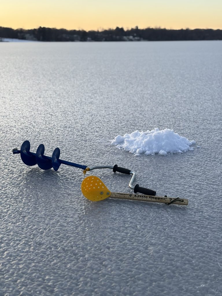 ice fishing on Long Island
