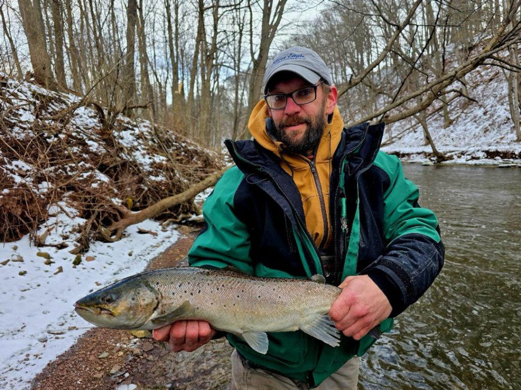 Matt C with brown trout