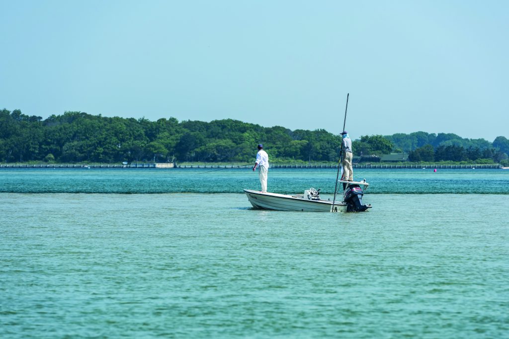 Long Island flats fishing