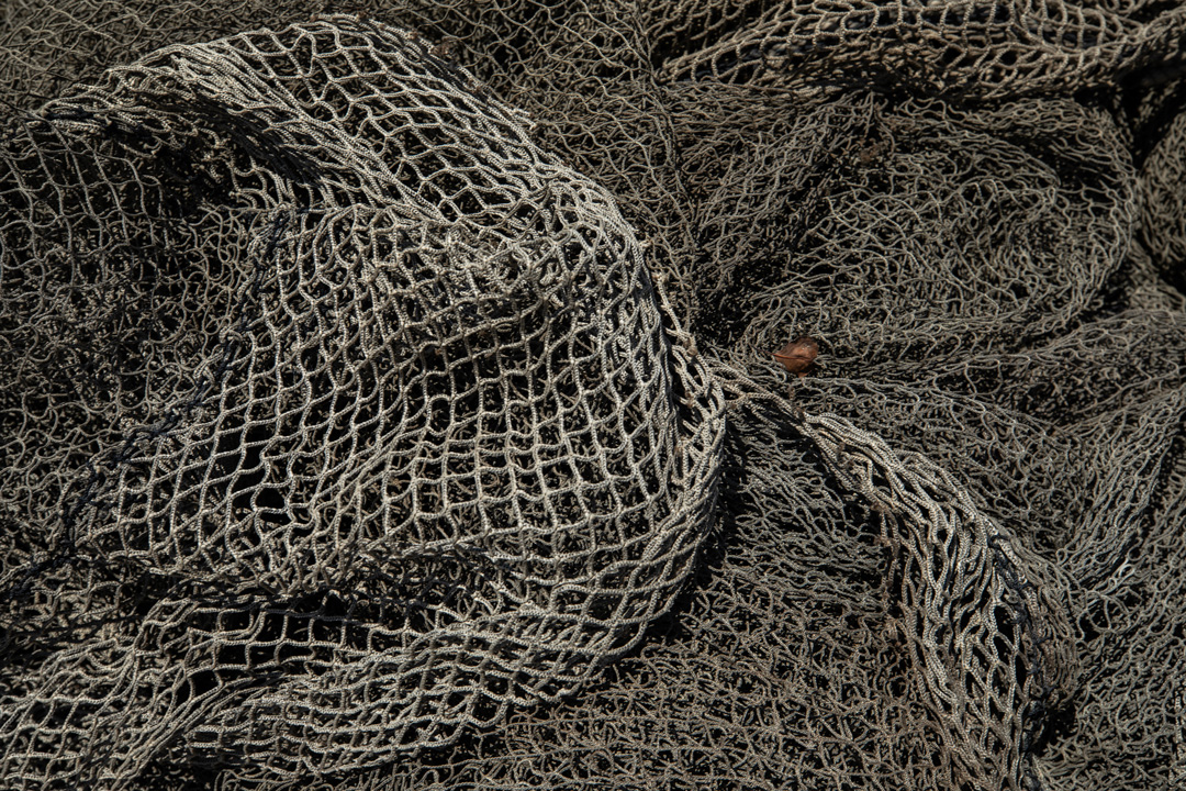 Discarded fishing nets