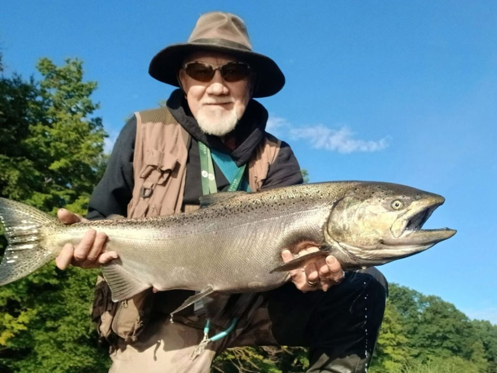 The DSR's first salmon of the year!