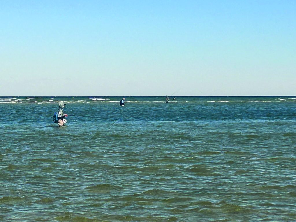 Brewster Flats striper fishing
