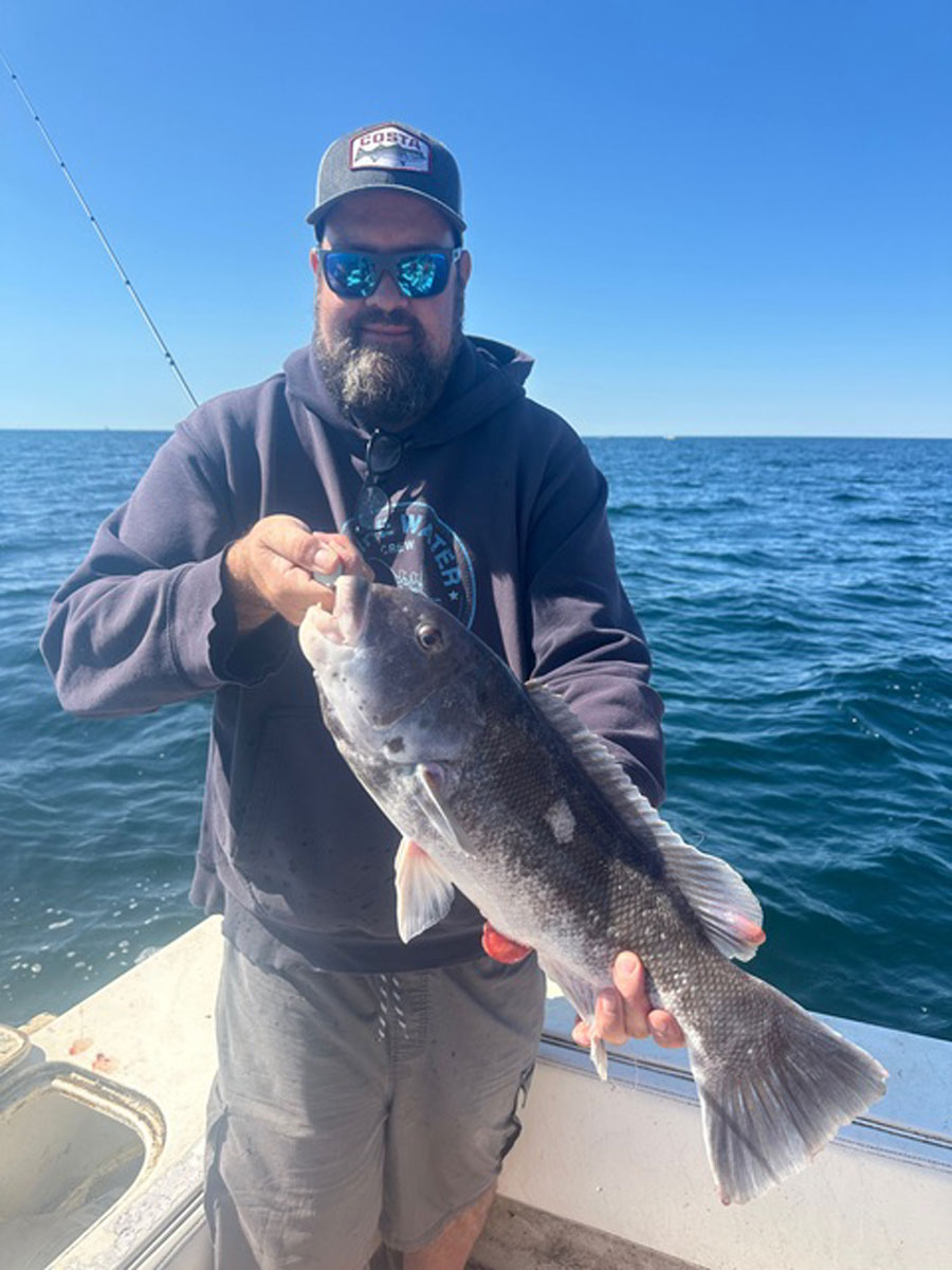 Andy Nabreski with tautog