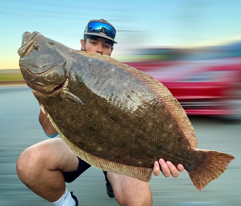 Danny V. with fluke