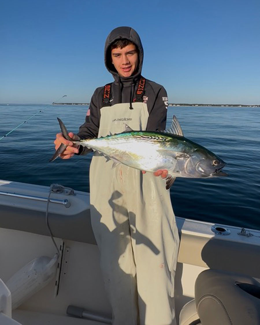 Cole with a false albacore