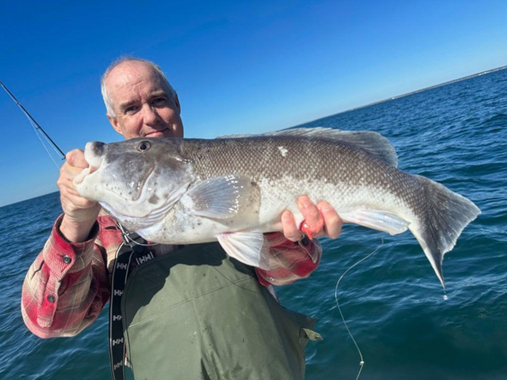 Patrick McEachen with tautog