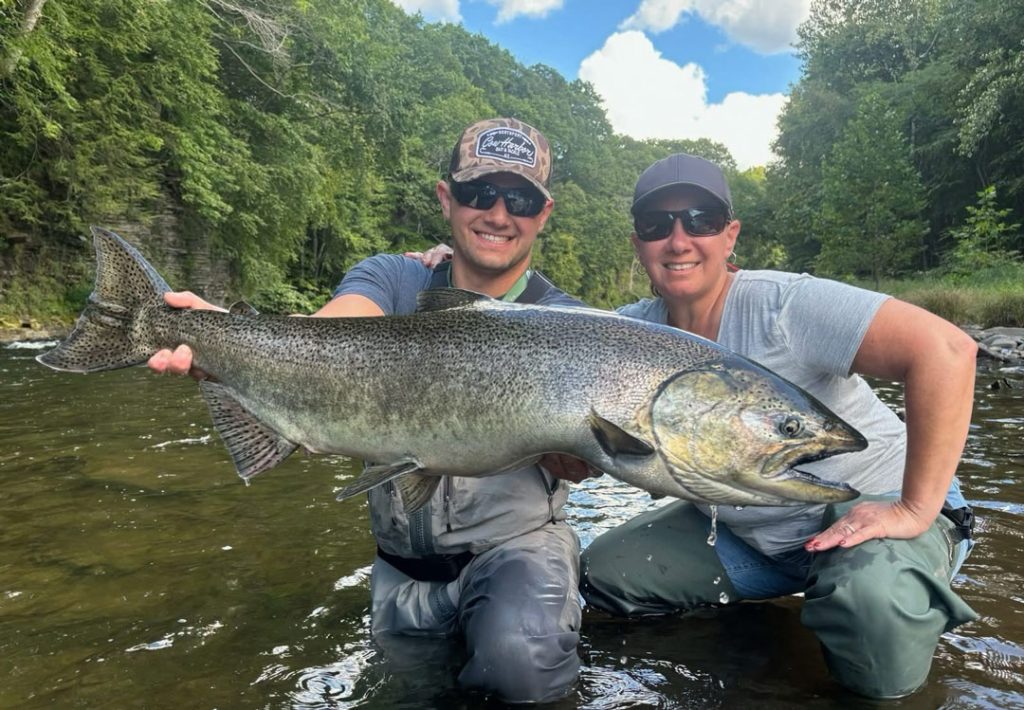Nick F. landed this big chinook at the DSR.