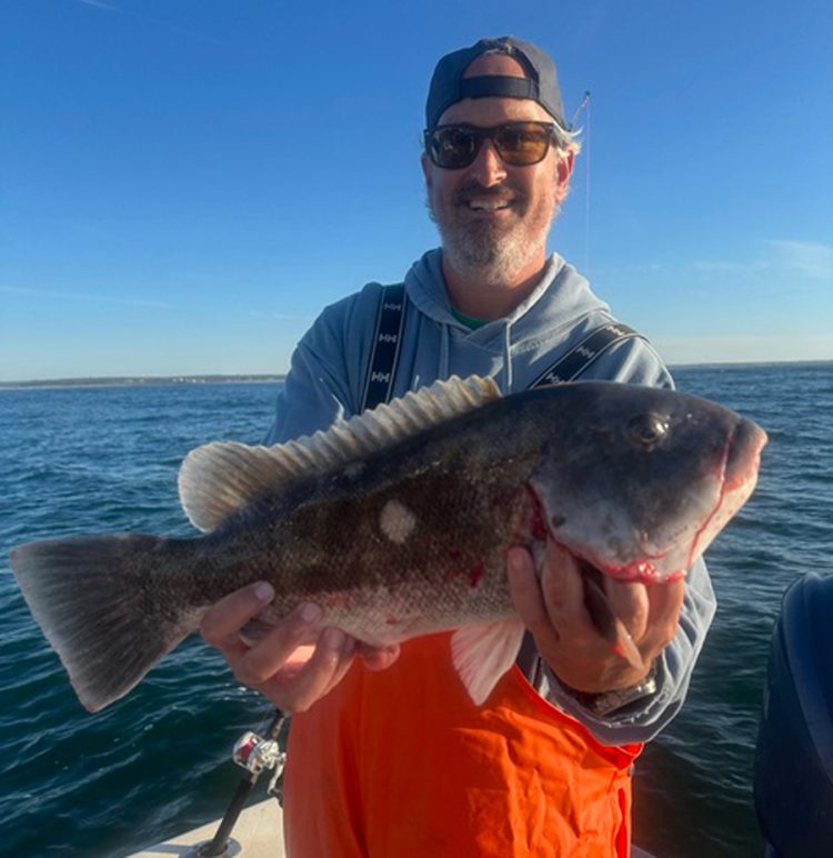 Patrick Hennessy with tautog