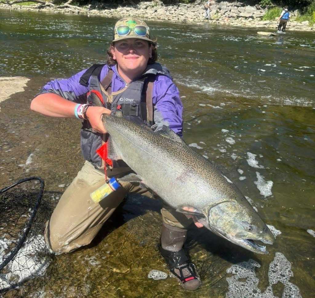 Oswego River salmon