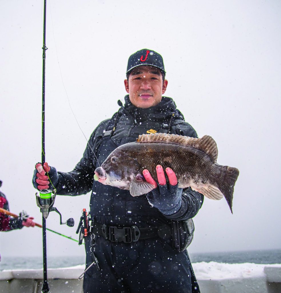catching blackfish in a blizzard
