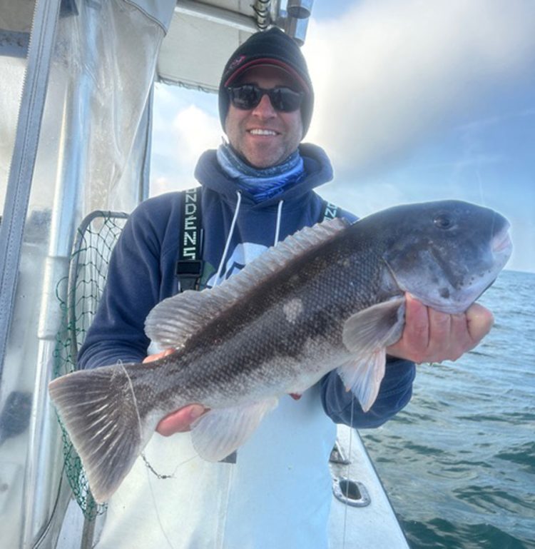 Jon Hyatt with tautog