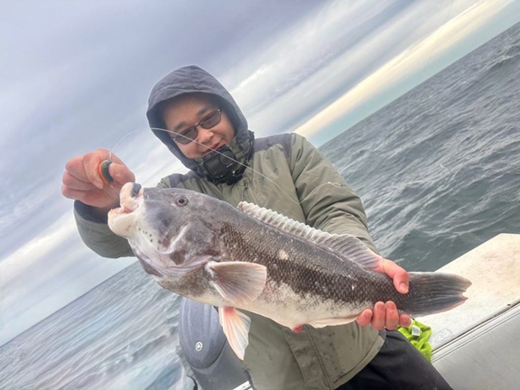 Doctor Brian with tautog