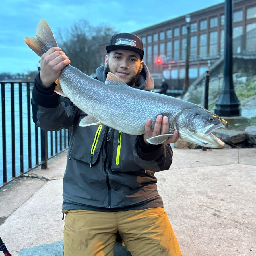 Zeek R. with lake trout