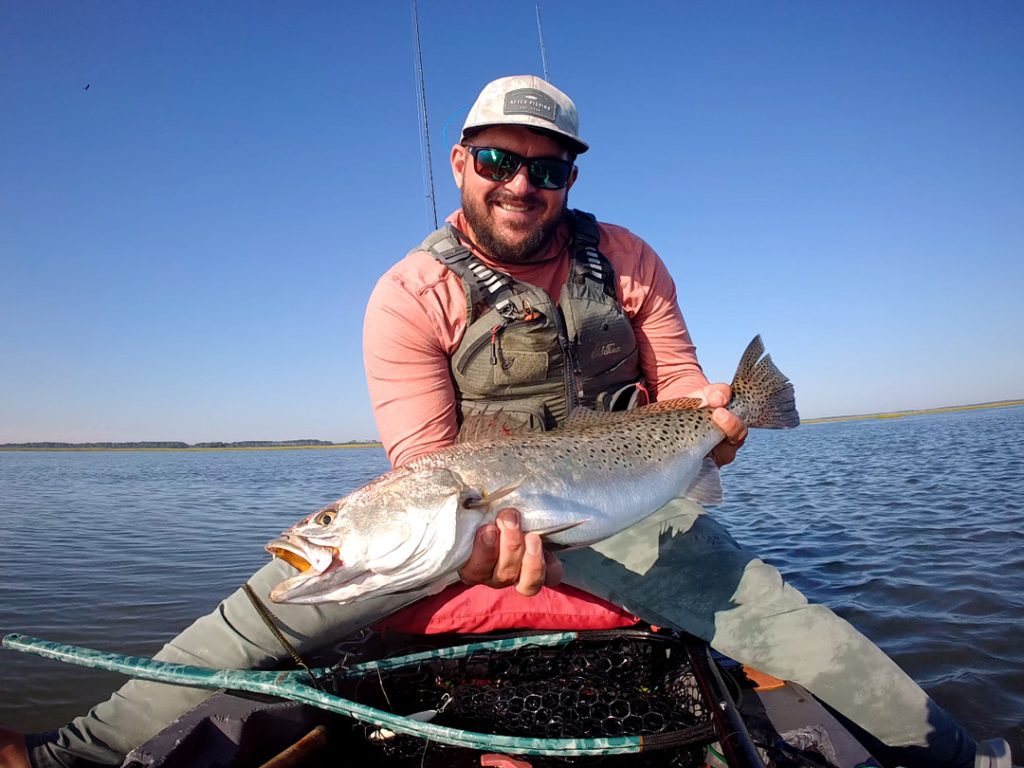 trophy-size speckled trout 