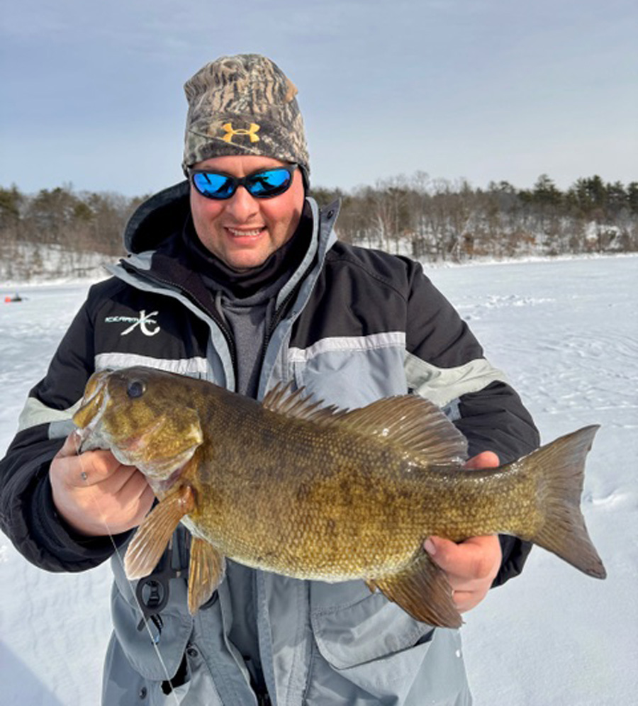 Rick Paone with smallmouth bass