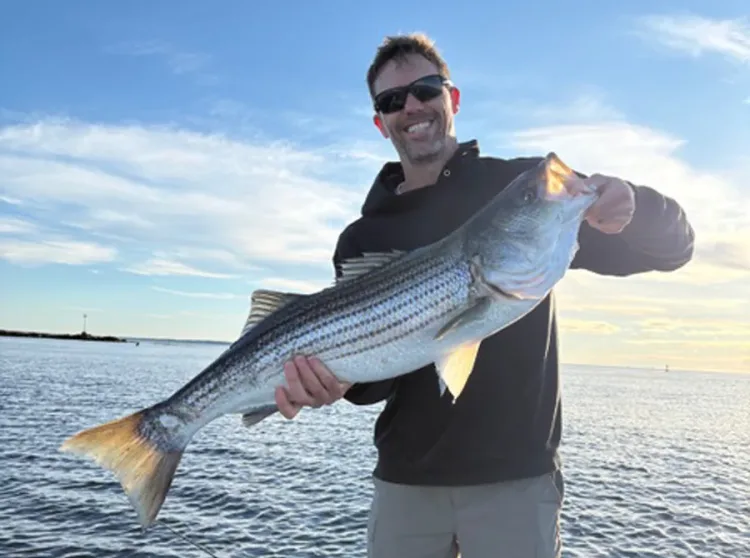 Diamond Pass Charters striped bass