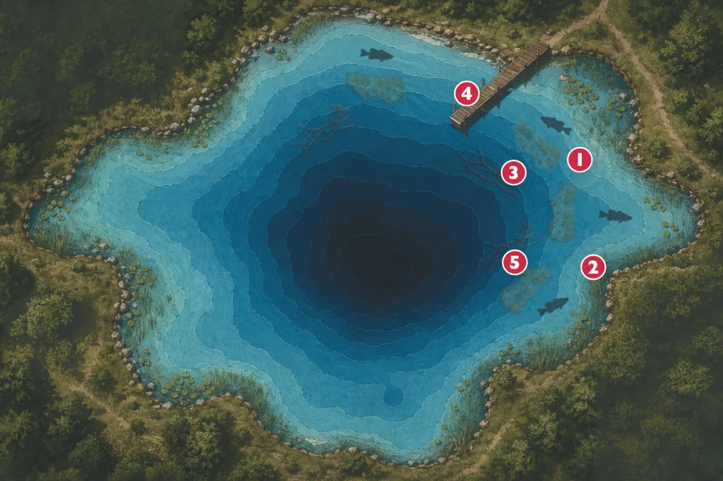 where to find post-spawn bass